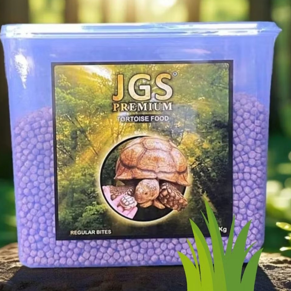 JGS Makanan Kura Kura Pelet JGS Premium Tortoise Food Sulcata Pardalis