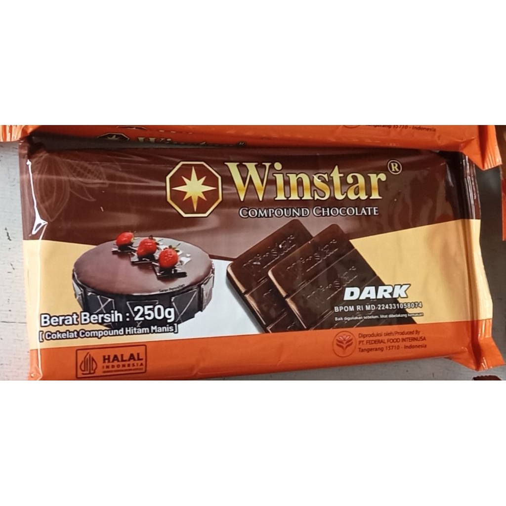 

coklat batang winstar dark 250g