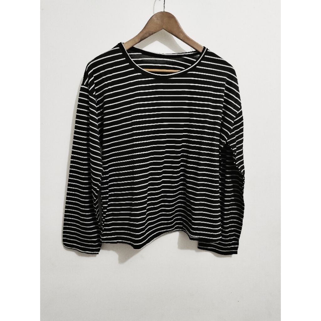 Kaos garis stripe jumbo XL