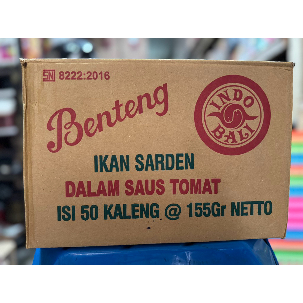 

Sarden Benteng kecil @ 50 x 155 gr / 1 dus