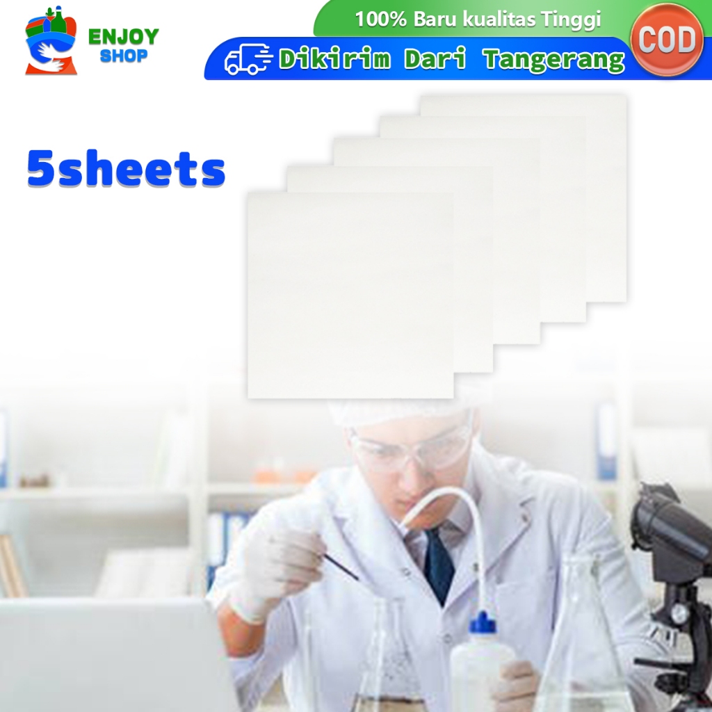 5pcs Kertas Membran Laboratorium Kertas Penyaring 60x60cm Kertas Saring Untuk Pemurnian Larutan
