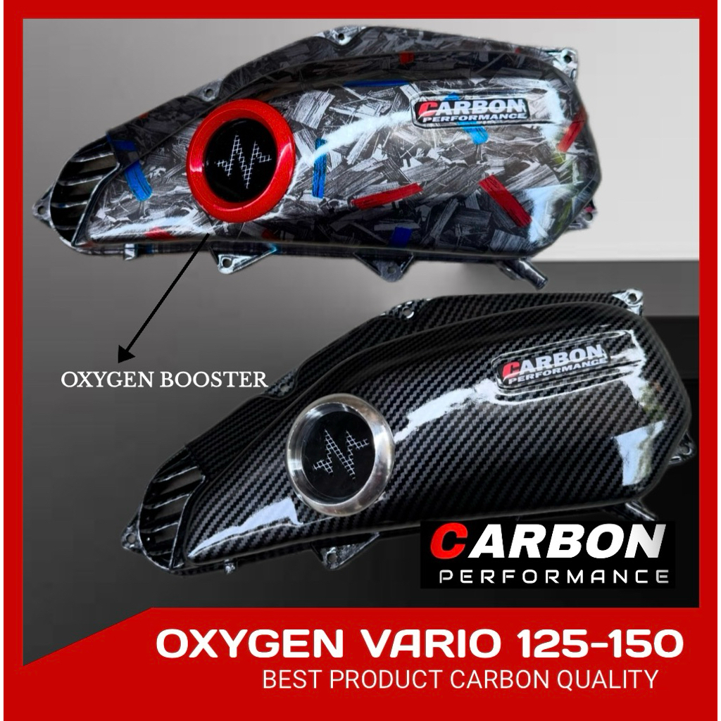 CORONG UDARA TUTUP FILTER VARIO 125 CARBON CORONG RAPAT ▪️tutup filter vario 150 old variasi vario o