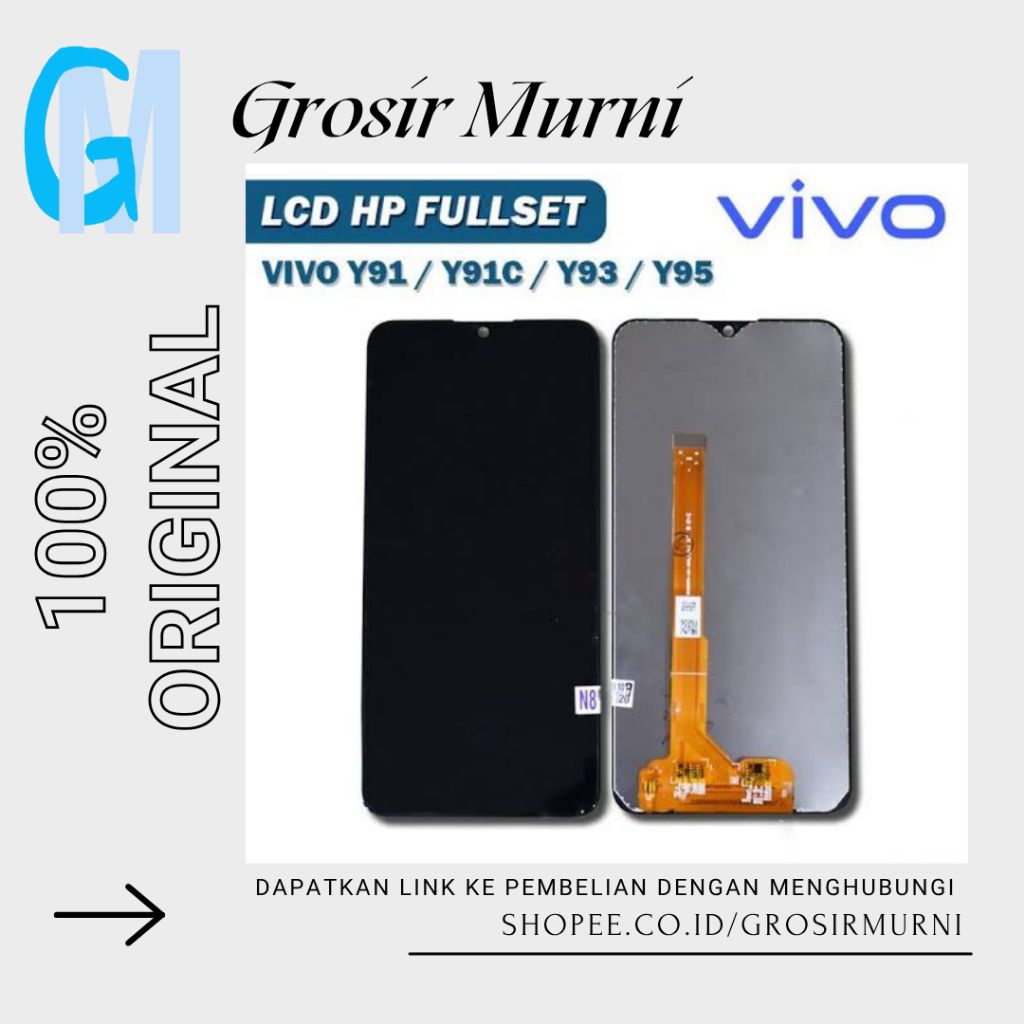 LCD VIVO Y91/Y91C/Y93/Y95 100% Original