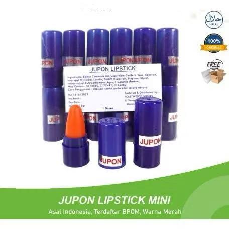 [1 LUSIN] Jupon Lipstik Mini / Jupon Pewarna Bibir / Jupon Lipstik BPOM