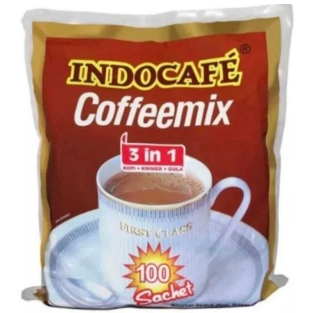 

Kopi Indocafe Coffeemix Kemasan Sachet 20g 3in1 Kopi Krimer Gula