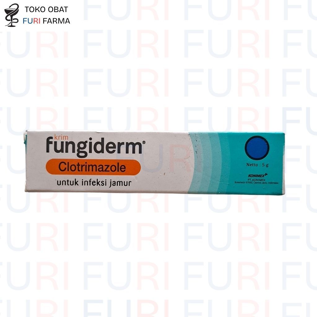 Fungiderm Cream Clotrimazole | Salep Jamur Kulit dan Kuku