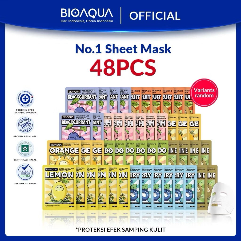 BIOAQUA SHEET MASK Bioaqua Nourish Essence Sheet Mask Bioaqua Masker Wajah Bioaqua