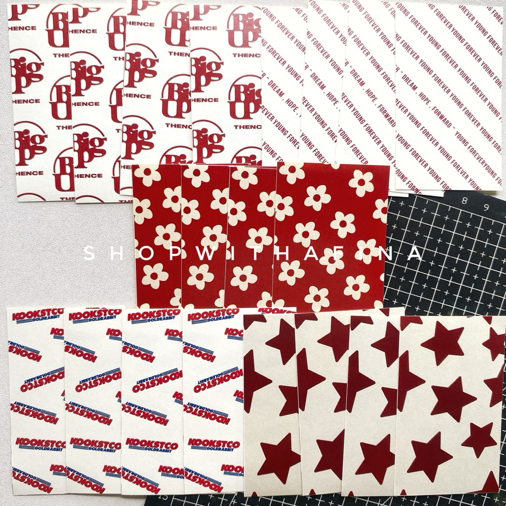 

Deco Paper/Sticker | 20 pcs Aesthetic Korean Style Pattern Deco Paper/Sticker | Korean Journal/Scrap Diary Material | SHOPWITHAFINA