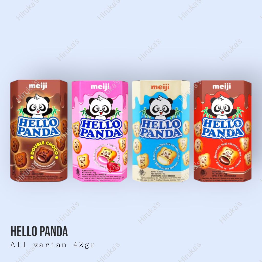 

Hello Panda 42g / Bisquit berlapis Chocolate/ chocolate/Bisquit/Makanan Ringan
