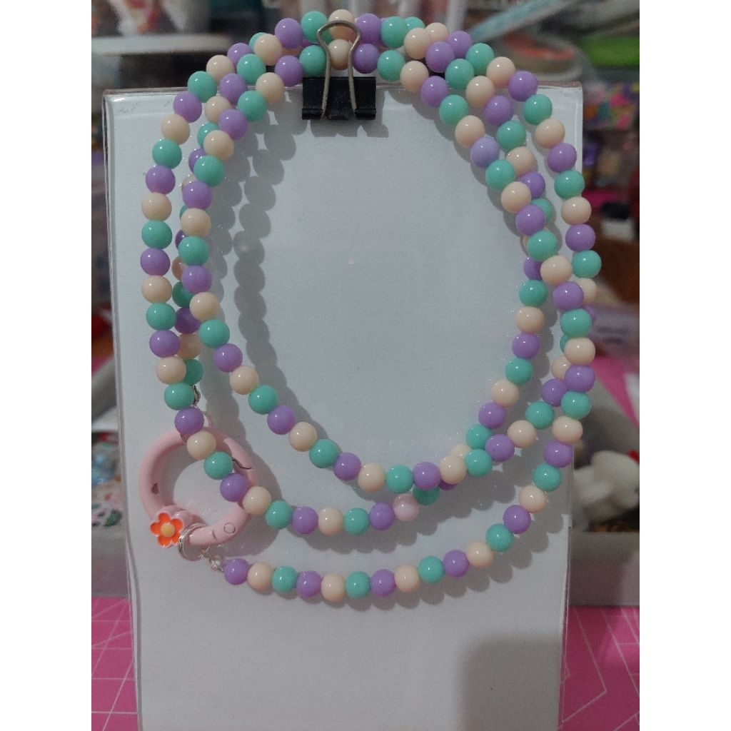 

lanyard manik bulat glosi