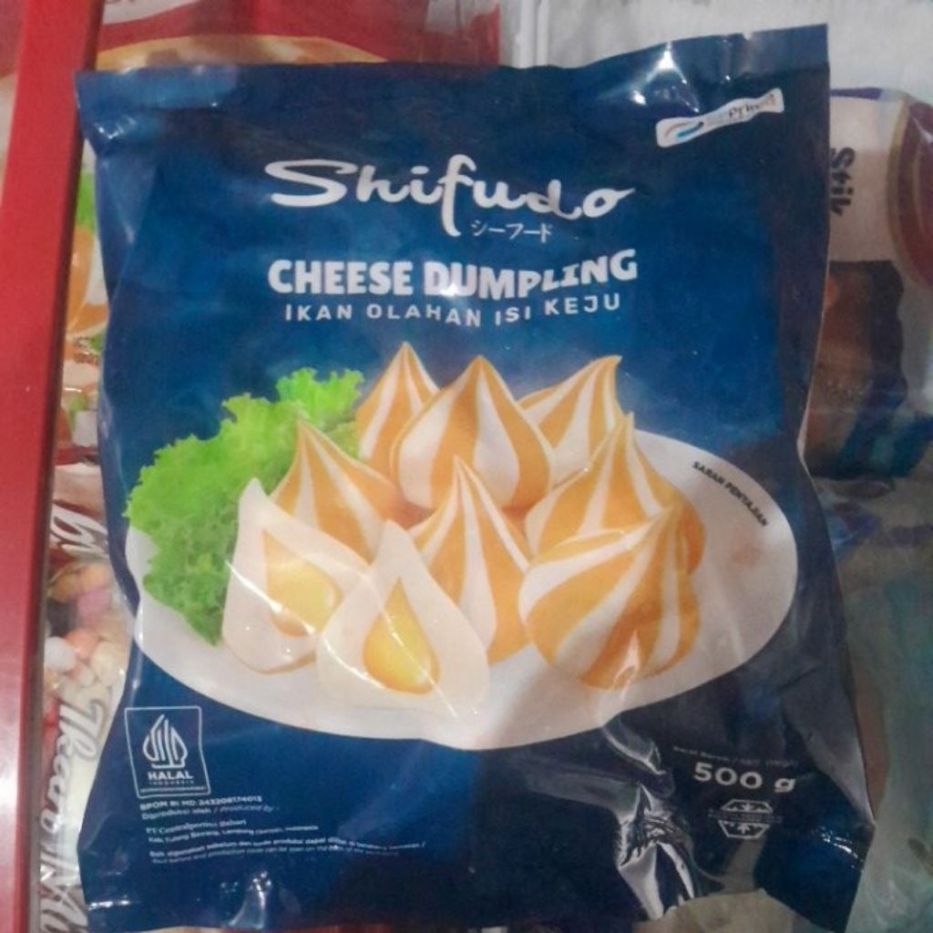 

DUMPLING KEJU SHIFUDO 500 GRAM | CHEESE DUMPLING FROZEN | GURIH, LEMBUT & LUMER KEJU