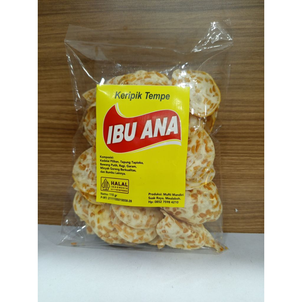 

keripik tempe khas aceh