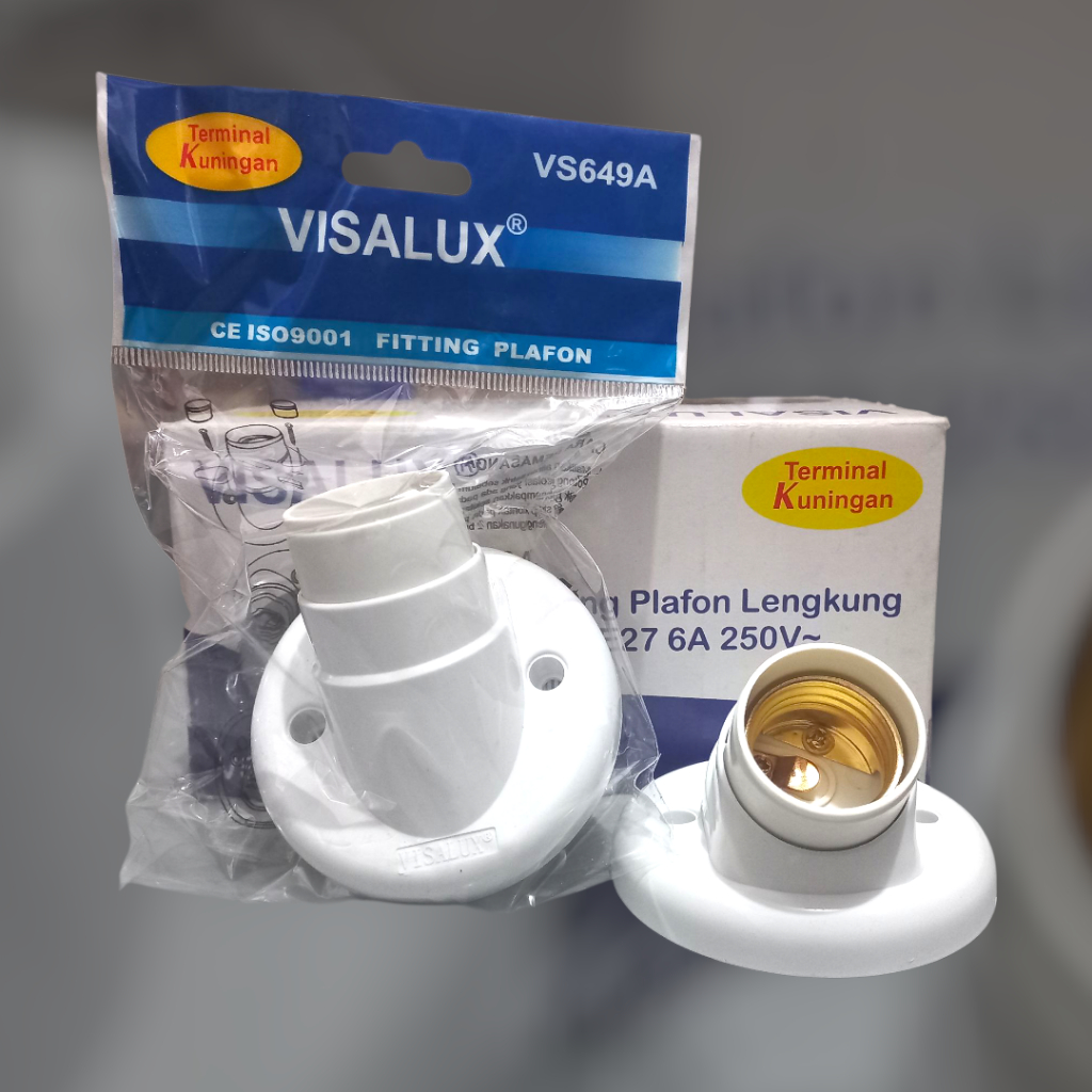 FITTING LAMPU PLAFON MIRING VISALUX VS649A - Fitting Lampu Plafon