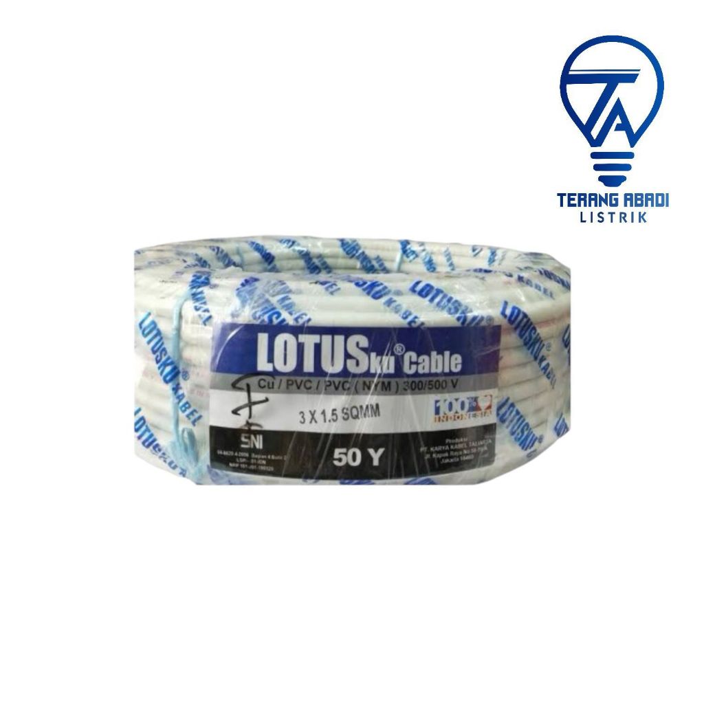 KABEL NYM LOTUS 3 X 1,5 50 YRD