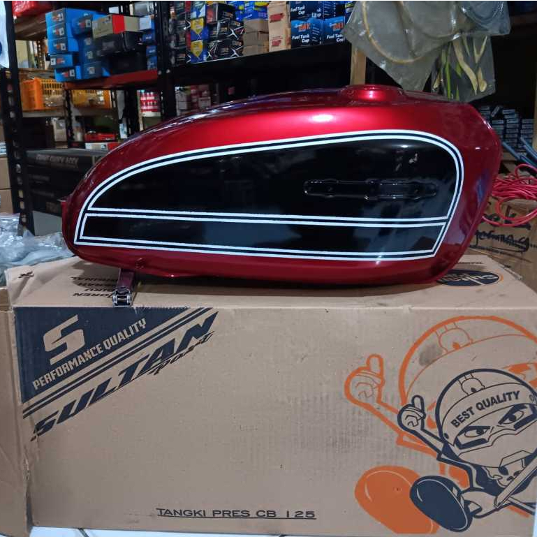 Tangki CB 125 Tengki Tanki CB125 Sultan Part Cat Glossy Baru