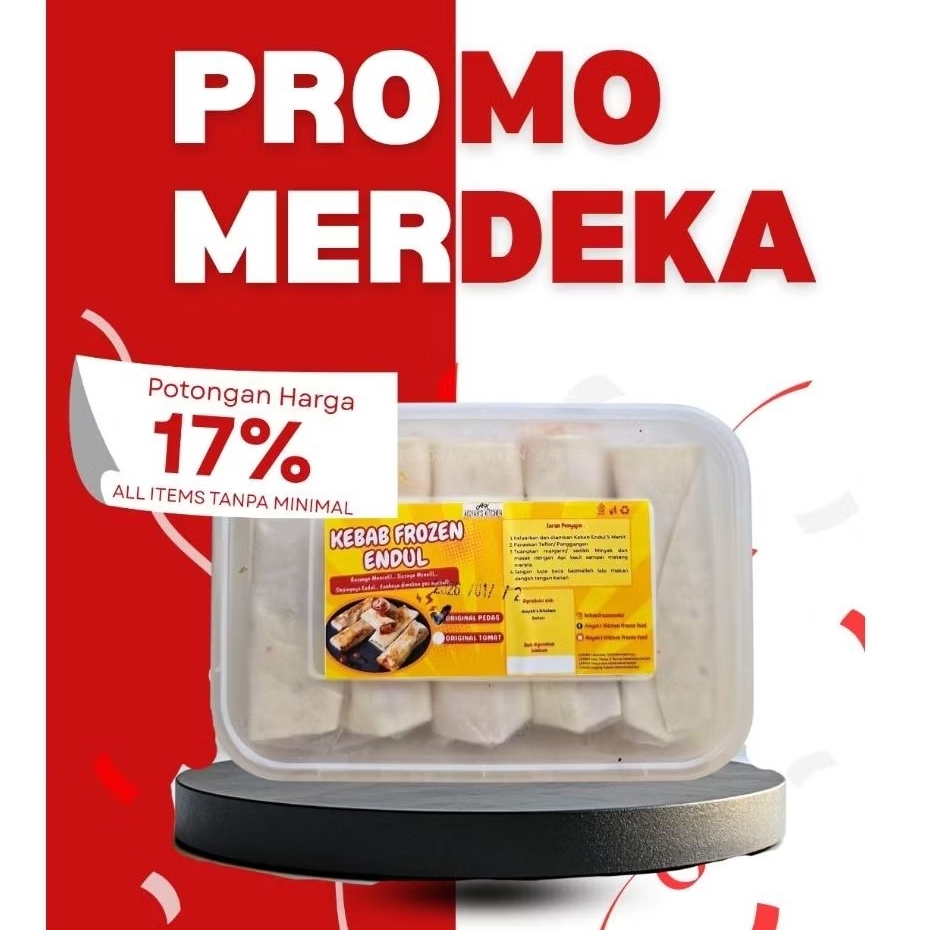 

Kebab Frozen Endul Mini Full Daging Tanpa Sayur Buat Bekal Anak Sekolah