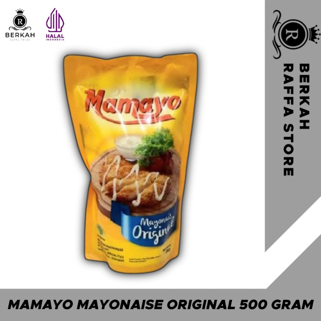 

Mamayo Mayonaise Original 500 Gram / Mayo Original Halal
