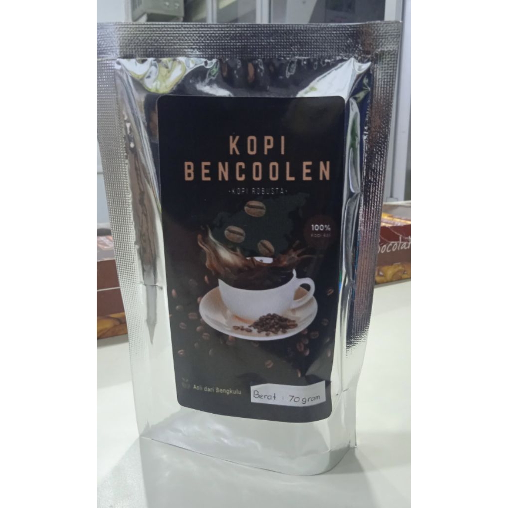 

Kopi Bencoolen Kopi Robusta Asli Bengkulu murni tanpa campuran 70 gram