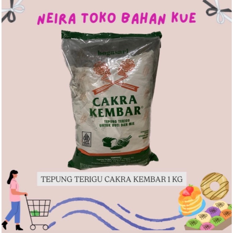 

TEPUNG TERIGU CAKRA KEMBAR 1 KG
