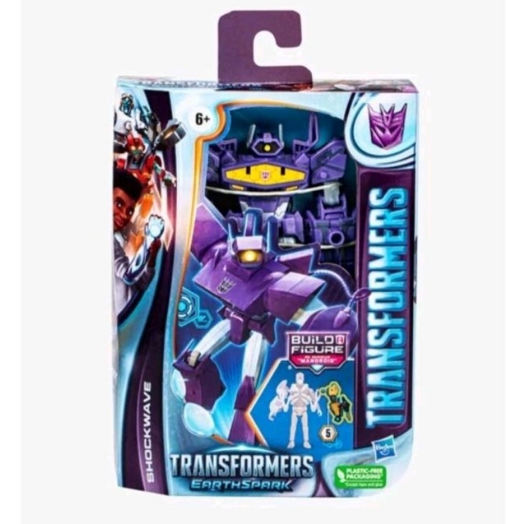 Transformers EarthSpark Deluxe Shockwave BAF Dr. Meridian Mandroid