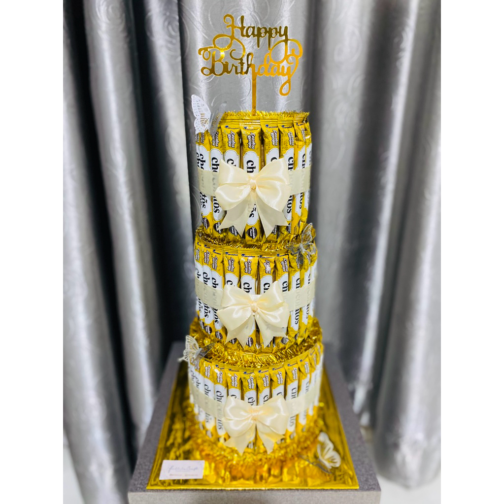 

snack tower chocolatos 3 tingkat