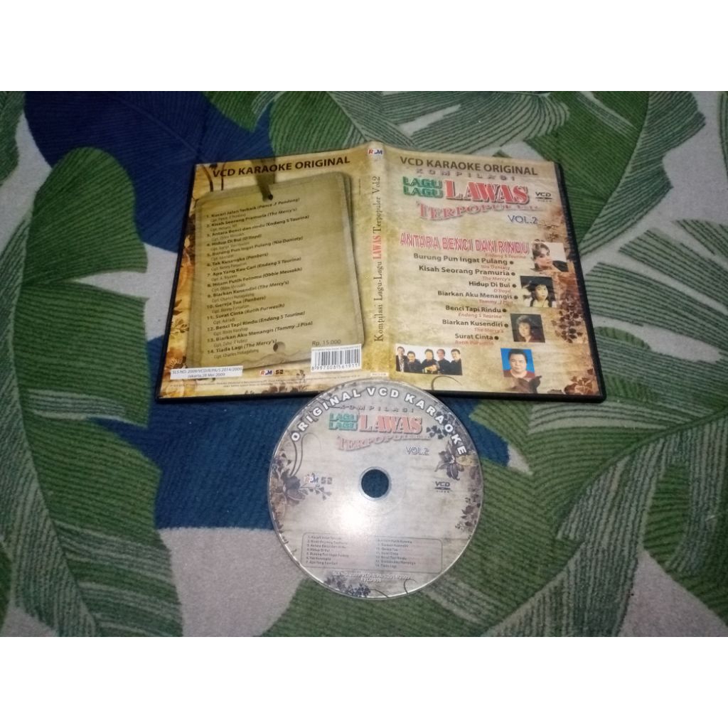 VCD KARAOKE ORIGINAL LAGU LAGU LAWAS TERPOPULER