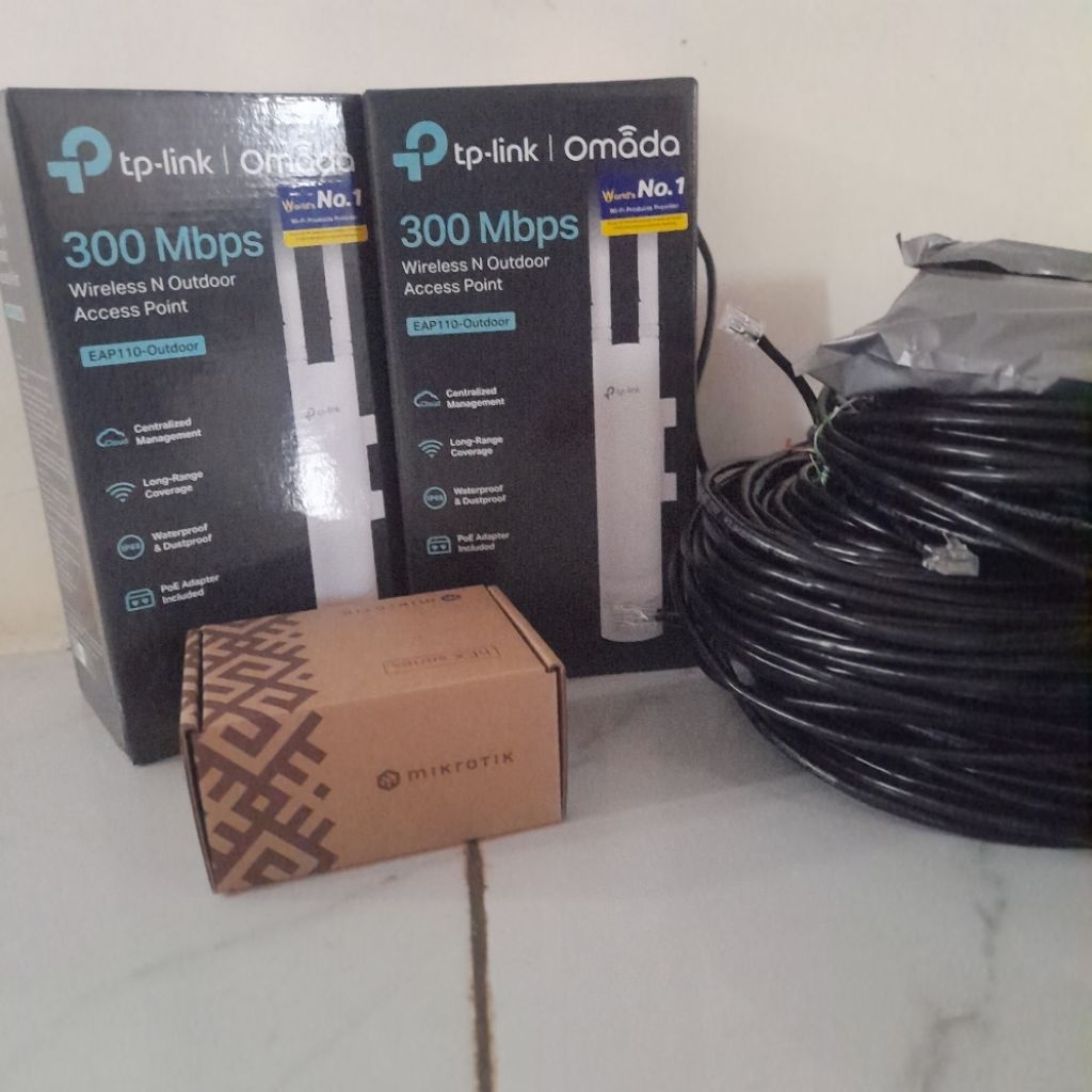 Pesanan Paket Wifi Vocer Rb750+Eap110
