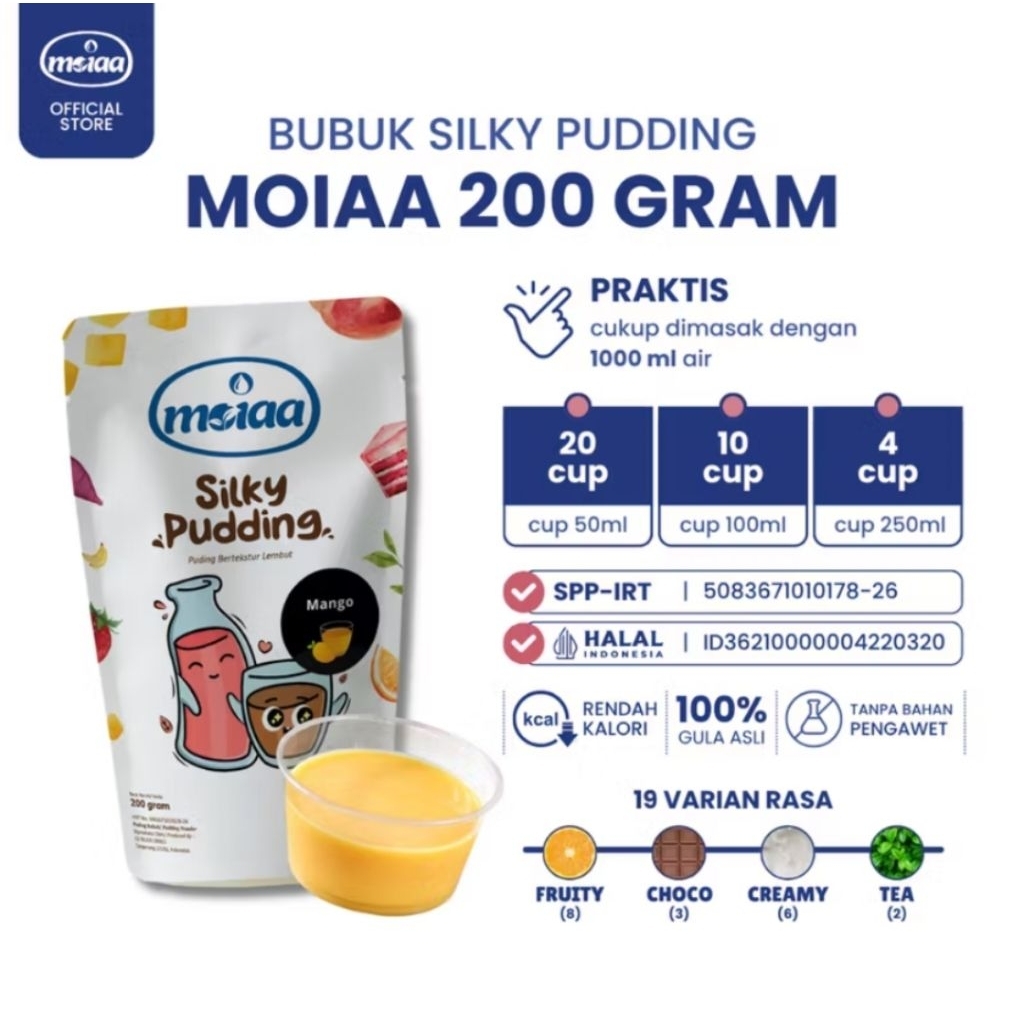 

MOIAA 200 GRAM | SILKY PUDDING | BUBUK PUDDING