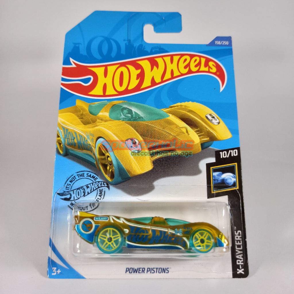 Hot Wheels 2020 - Power Pistons Yellow --TREASURE HUNT--