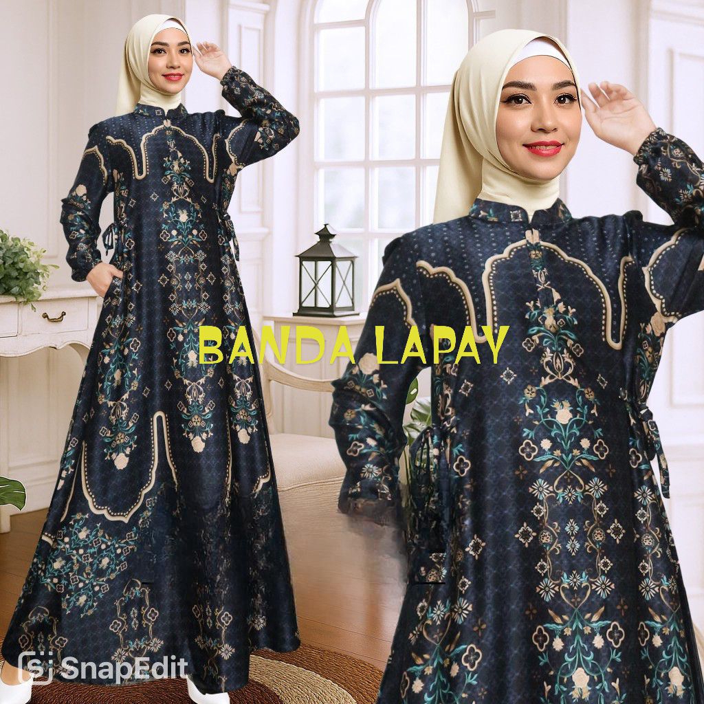 GAMIS MAHERA SILK PREMIUM TERBARU/KEKINIAN/TERLARIS