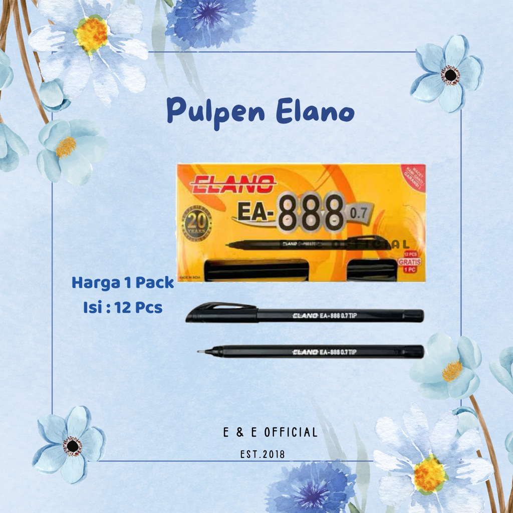 

PULPEN EA ELANO 888 / PEN MURAH / PULPEN HITAM ISI 13 PCS