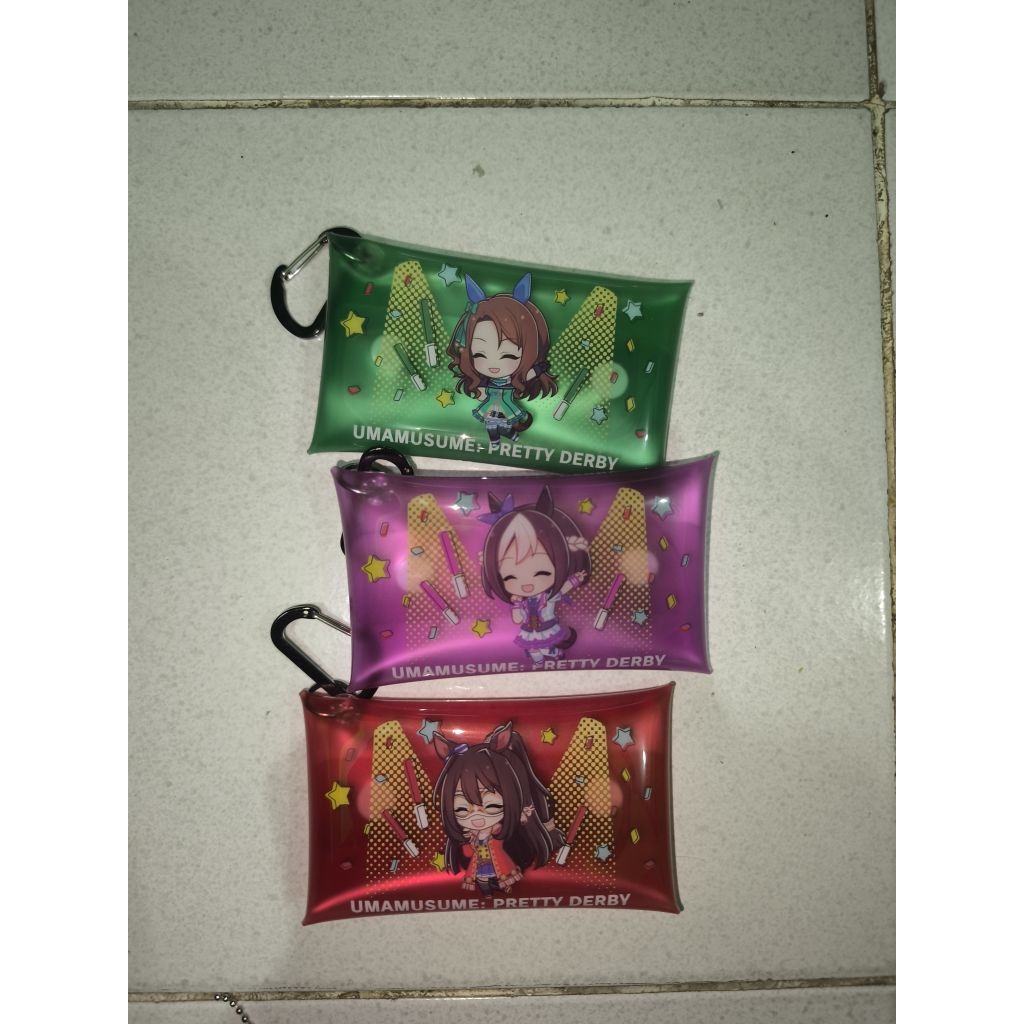 

Uma Musume card case with. carabiner