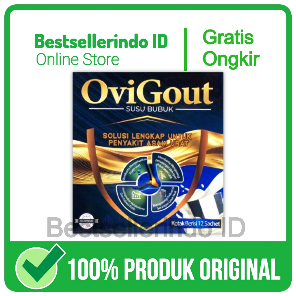 

Paket Murah Ovigout Susu Untuk Nyeri Sendi Asam Urat Kolesterol 100% Original Asli