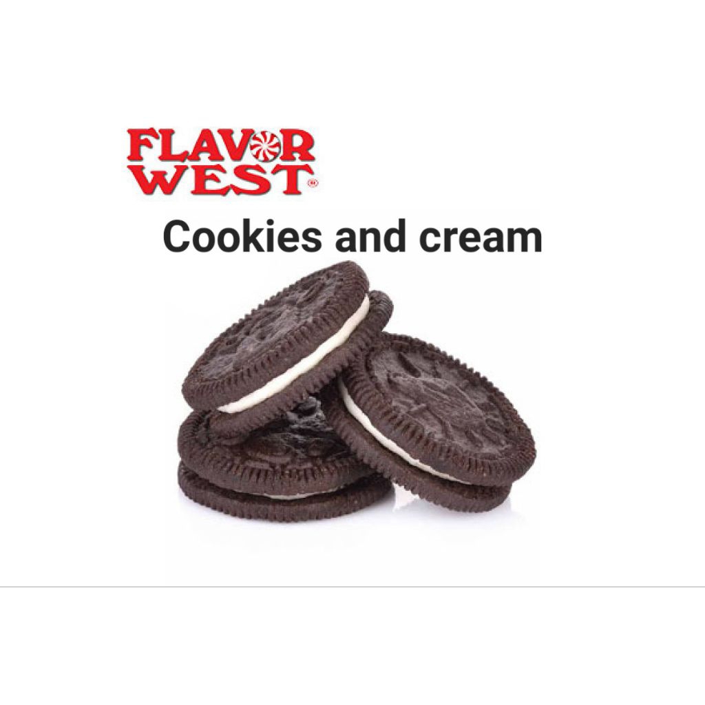 

Flavorwest Cookies and cream perasa makanan/minuman