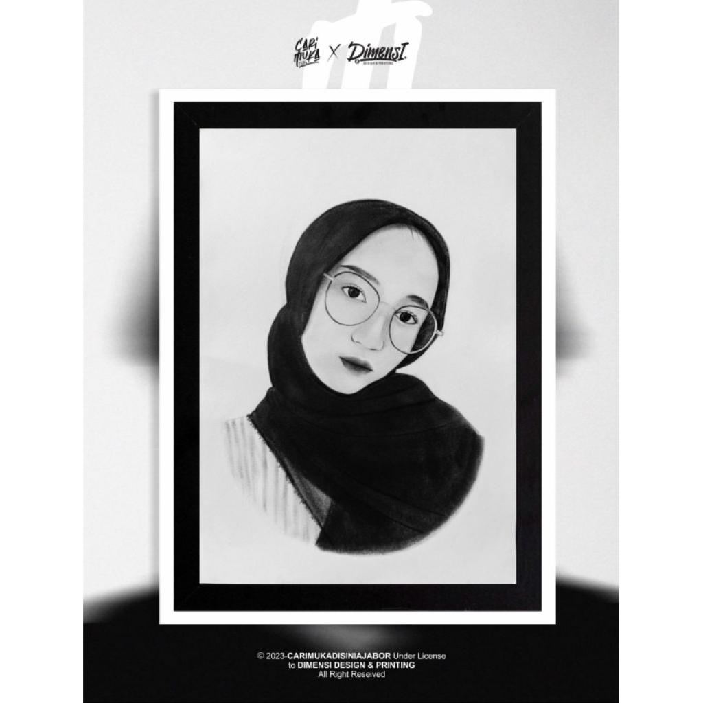 

LUKIS WAJAH CUSTOM - UKURAN A4 (1 WAJAH)