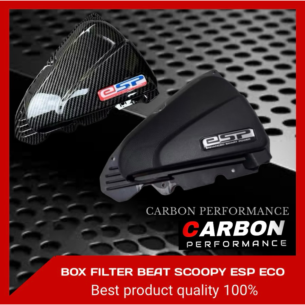 TUTUP FILTER BEAT ESP STD DAN FILTER BEAT CARBON ▪️tutup filter beat Scoopy esp original