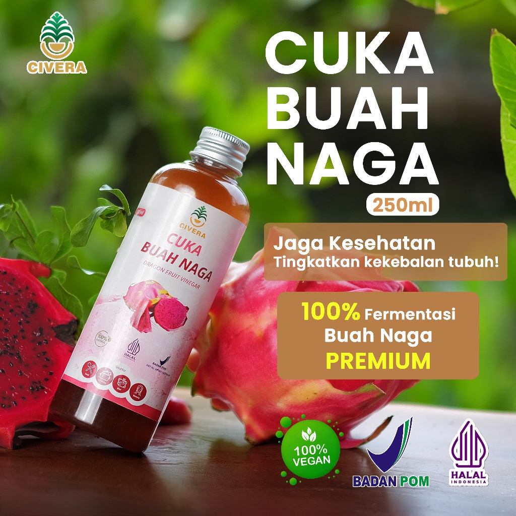 

Cuka Buah Naga 250ml - Cuka Naga Alami 250ml