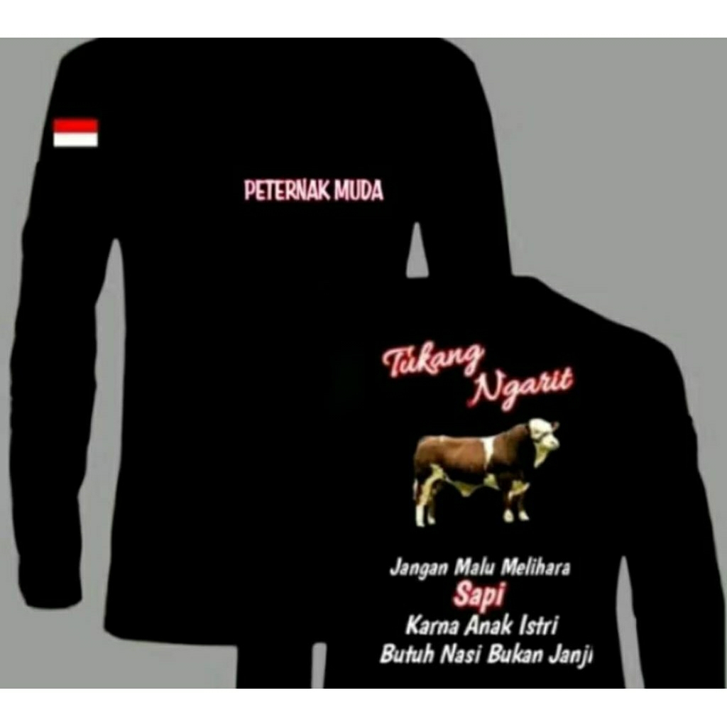 KAOS LENGAN PANJANG TUKANG NGARIT SAPI