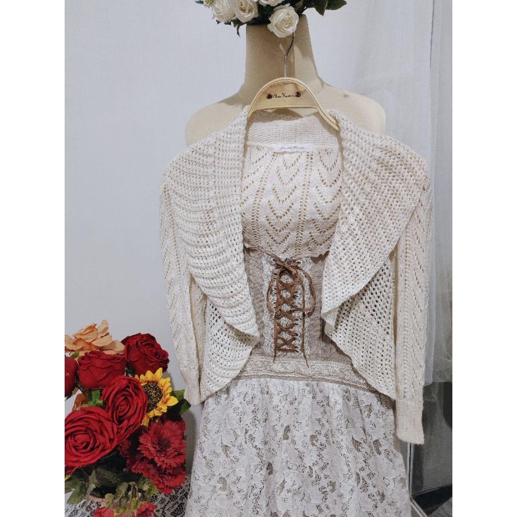 MORI CREAMY DRESS KAWAII JAPAN MORI GIRL STYLE JAPAN