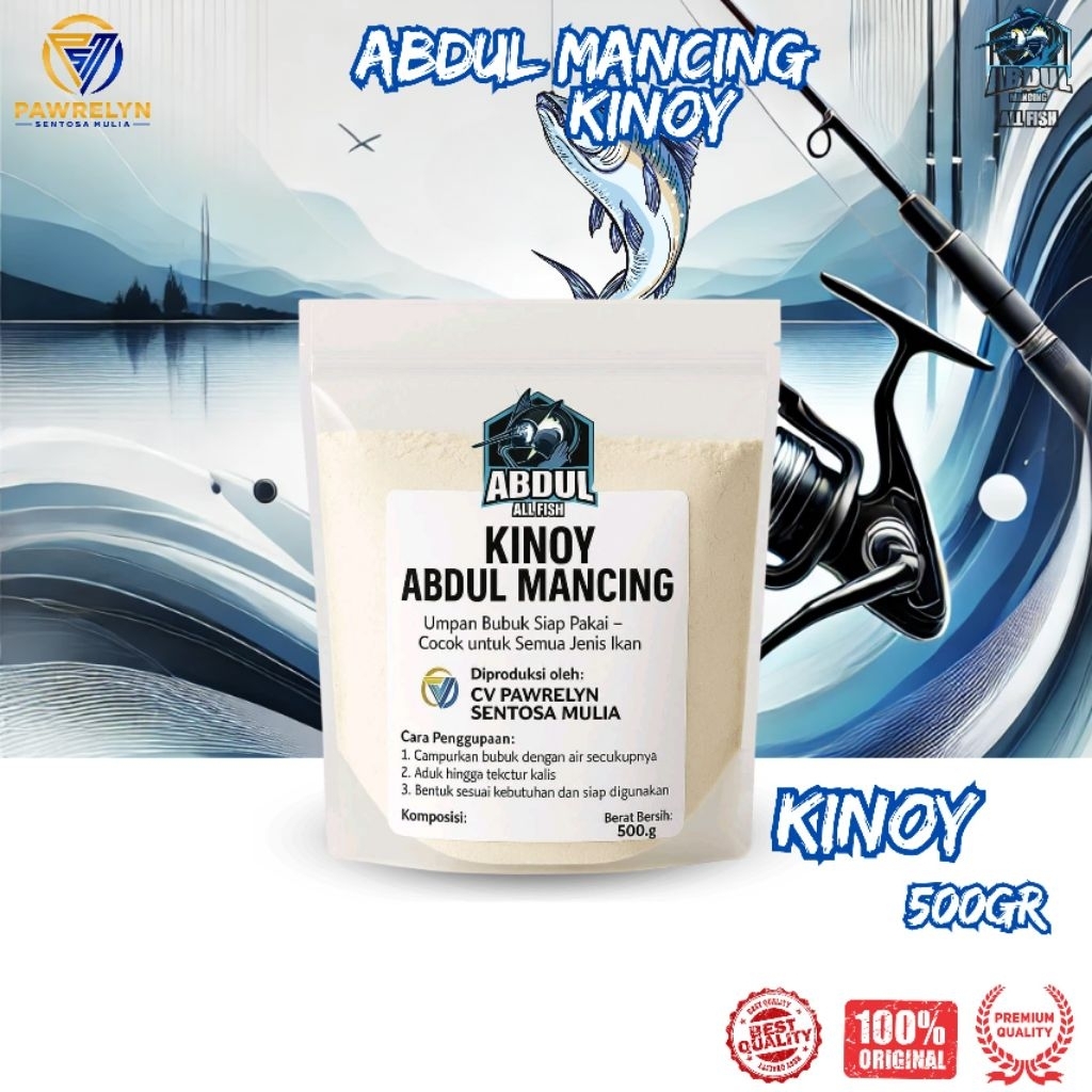 Abdul Mancing - Kinoy 500gr Umpan Mancing Harian & Lomba | Praktis & Jitu