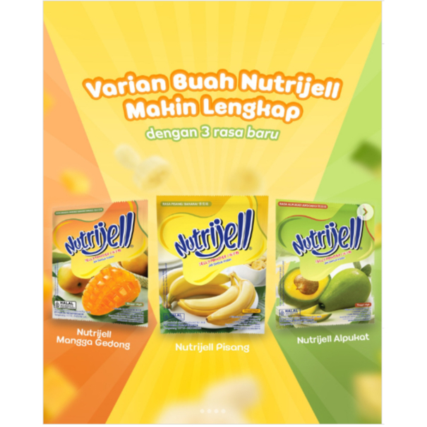 

(VARIAN BARU) NUTRIJELL JELLY POWDER AGAR AGAR KEMASAN SACHET (EXP LAMA)