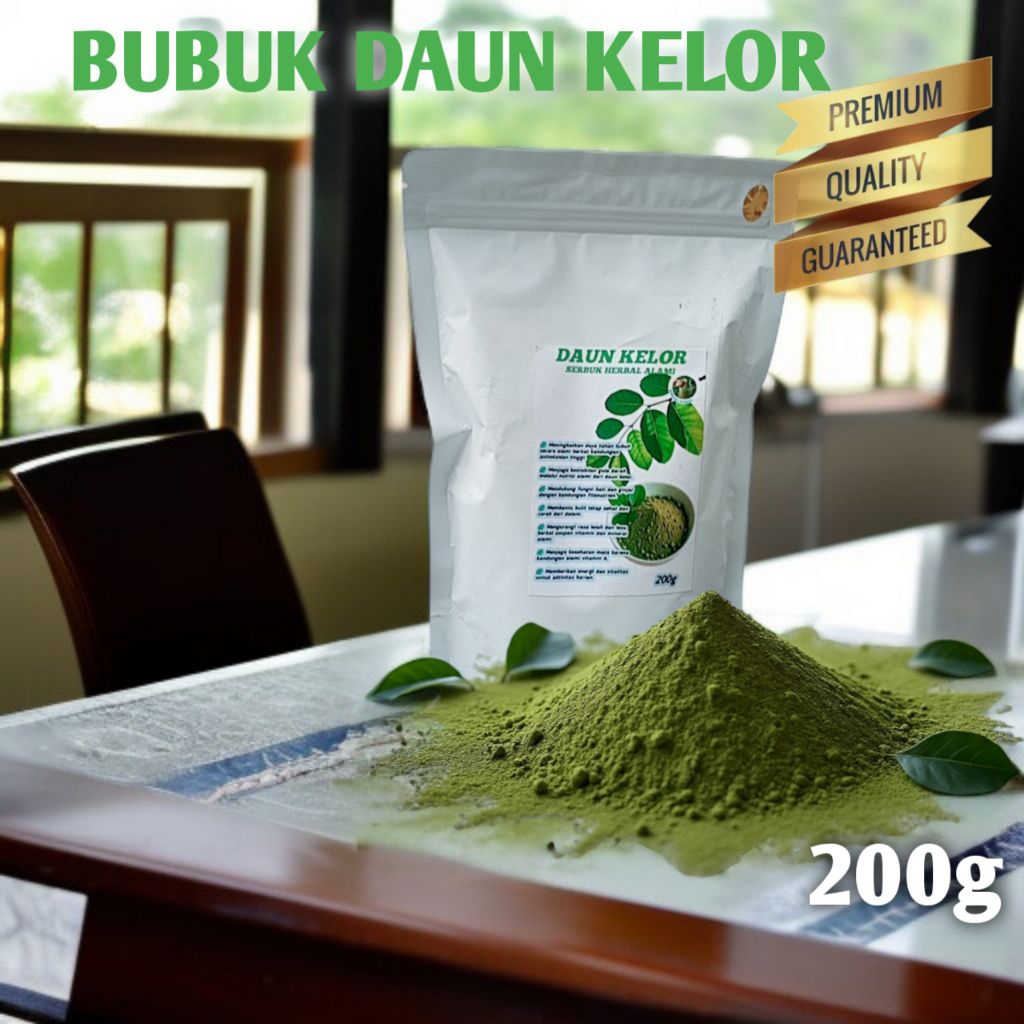 

Bubuk Daun Kelor Non-Import 100g / 200g – Moringa Powder Herbal Alami Superfood
