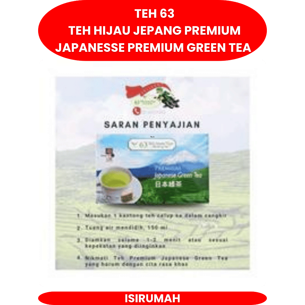 

Teh Hijau Jepang Premium Japanesse Premium Green Tea Teh63