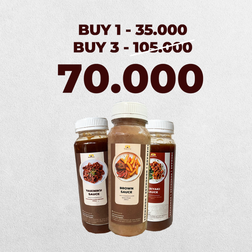 

(8.8 SALE) SAUS HOMEMADE BUY 2 GET 1 FREE