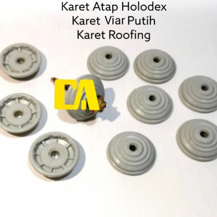 KARET SEAL SEKRUP ROOFING ATAP HOLODECK KARET VIAR PUTIH+ROOFING