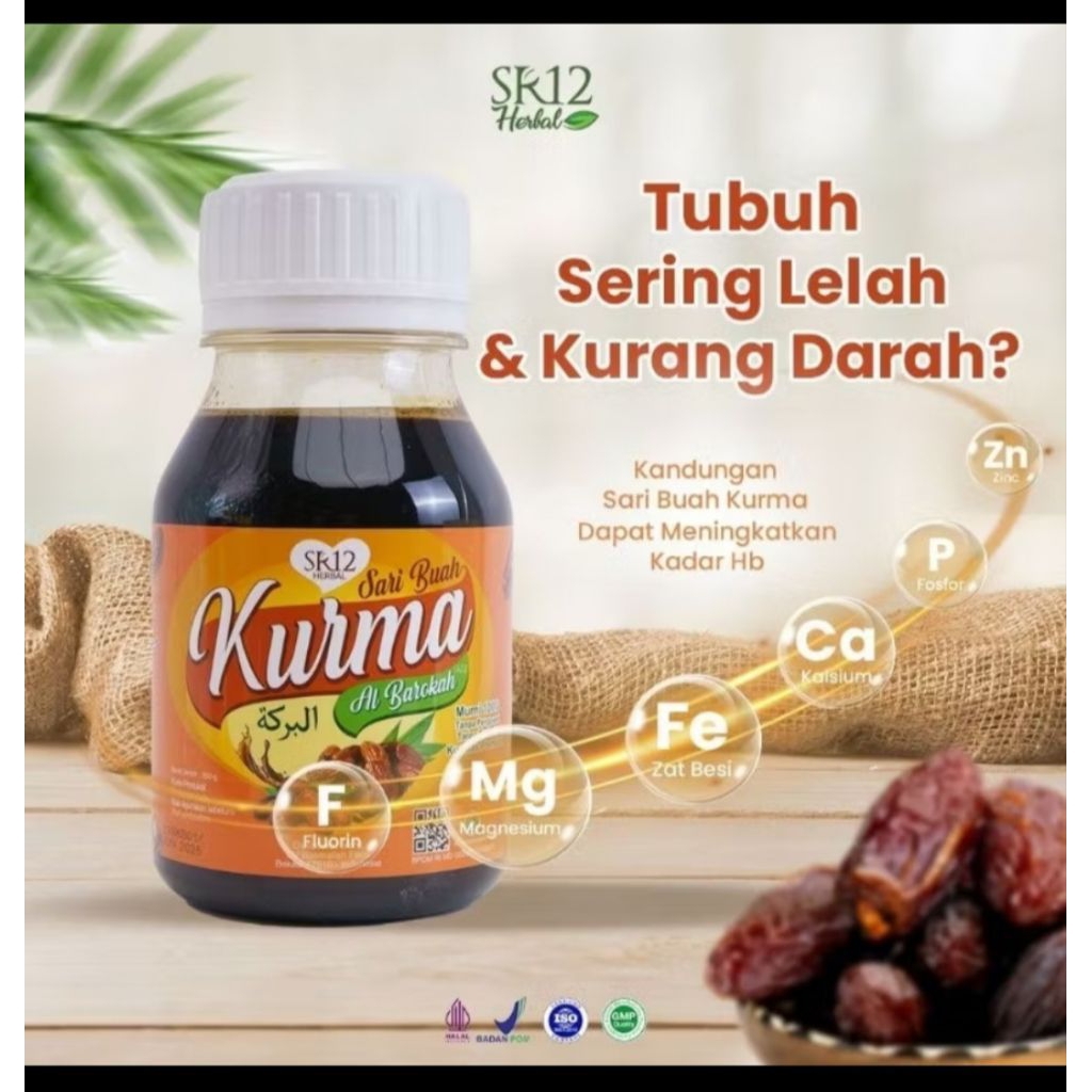 

Sari buah kurma sr12 sari buah kurma asli premium meningkatkan stamina tubuh dan sel darah merah