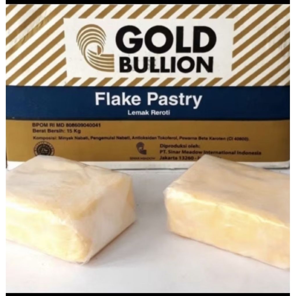

GOLD BULLION flake pastry mentega