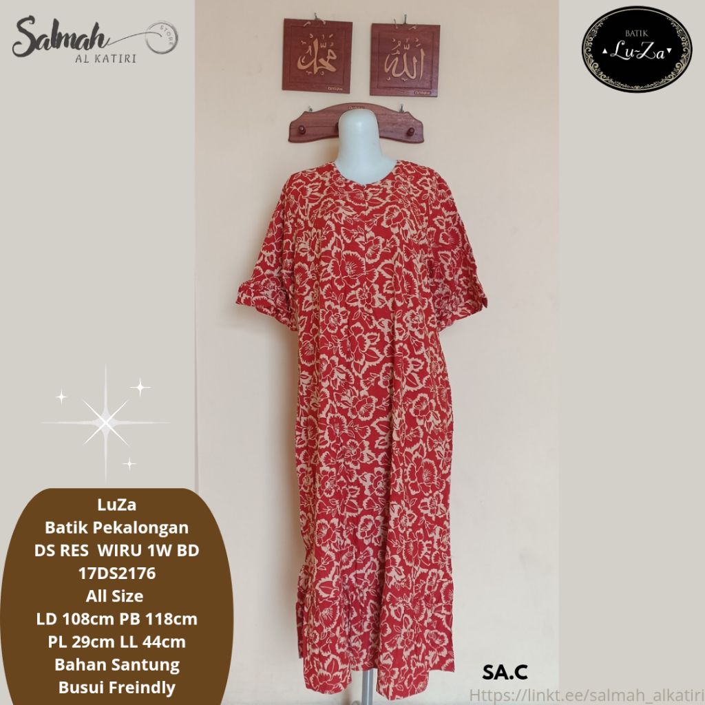 Daster LuZa Batik Pekalongan DS RES WIRU (C)