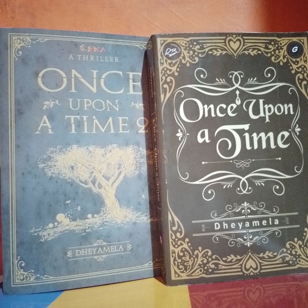 (sepaket) preloved novel wattpad once upon a time 1 dan 2 original