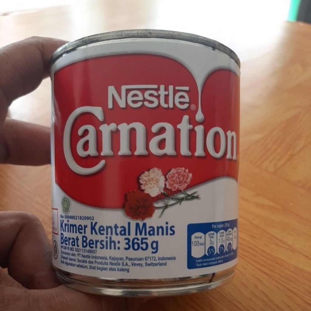 

CARNATION NESTLE 365G KENTAL MANIS KRIMER KALENG
